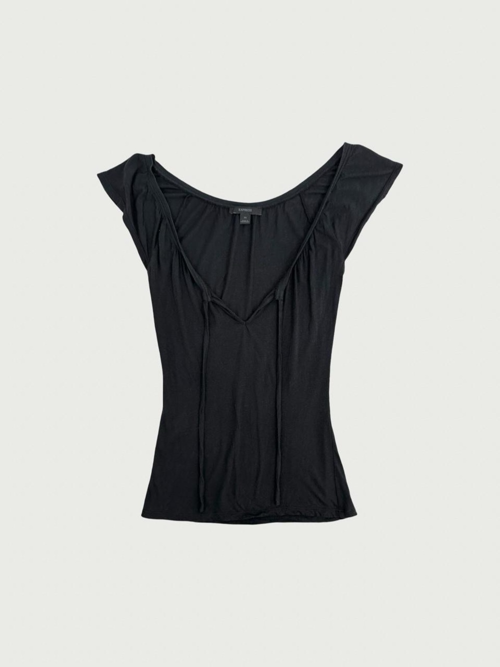 Plunging Milkmaid Tee